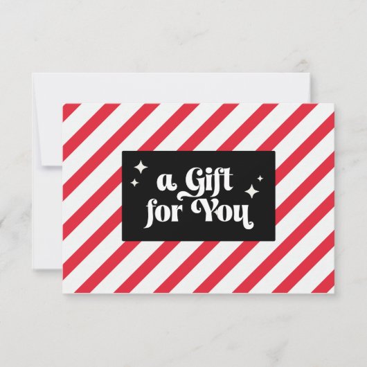 キャンディーストライプケインのクリスマスプレゼント証明書 (正面)