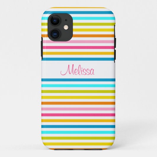 キャンディーストライプス 夏 春 スタイル おしゃれ Case-Mate iPhoneケース (裏面)