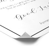 キャンディーズのミニマルな赤ちゃんシャワーゲーム数 ポスター (角)