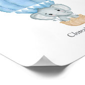 キャンディーズ青象ベビーシャワーゲーム ポスター (角)