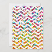 キャンディーテーマ テーブルナンバーカード 招待状 (裏面)