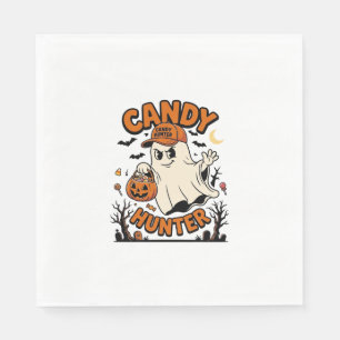 キャンディーハンター ハロウィン ゴースト パンプキンバケツ_1 スタンダードランチョンナプキン