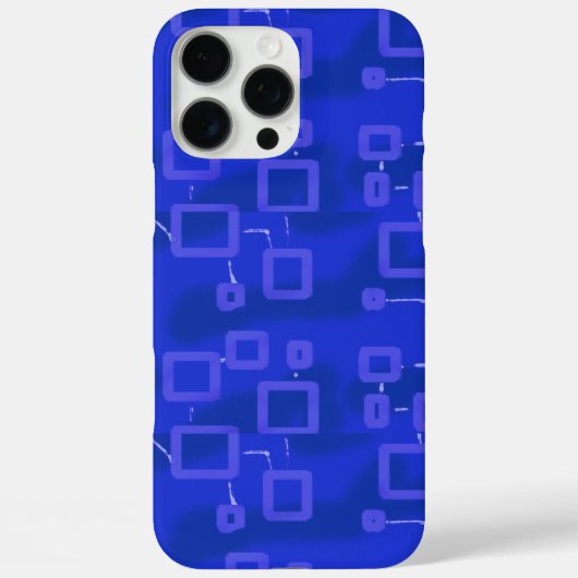 キャンディーブルーのポップコーンアニメサーキット Case-Mate iPhoneケース (裏面)