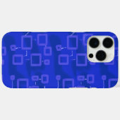キャンディーブルーのポップコーンアニメサーキット Case-Mate iPhoneケース (裏面 (横))