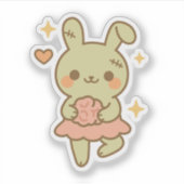 キャンディーブレイン付きゾンビバニー シール (正面)