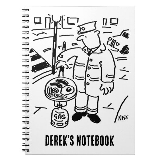 キャンディーポップマンが朝食を料理している ノートブック (正面)