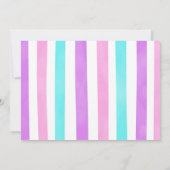 キャンディーランドの写真招待状 招待状 (裏面)