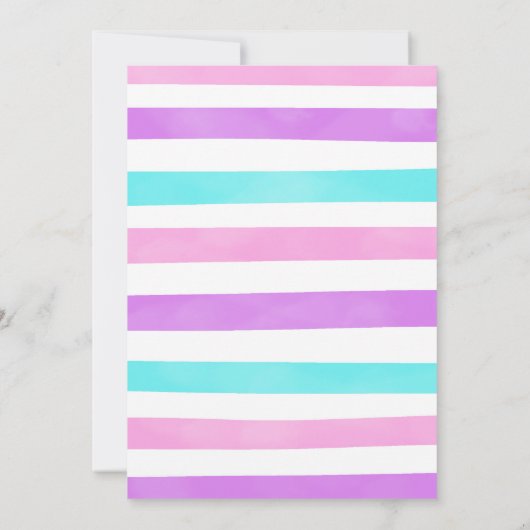 キャンディーランドの招待状 招待状 (裏面)