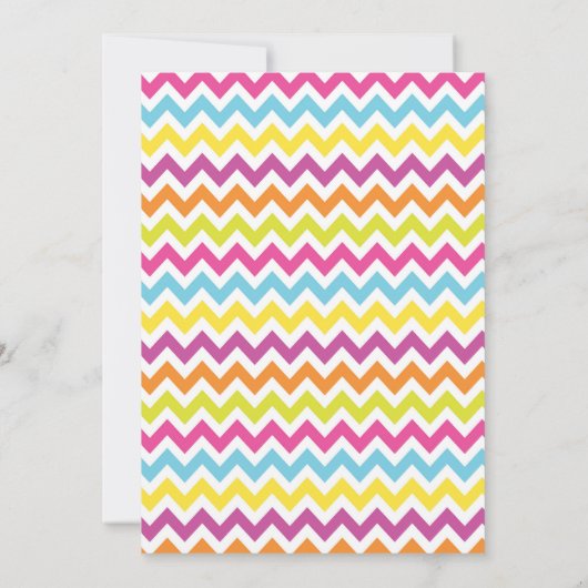 キャンディーランドショップの誕生日の招待状 招待状 (裏面)