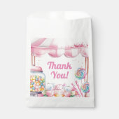 キャンディーランドベビーシャワーガールピンク フェイバーバッグ (正面)