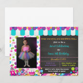 キャンディーランド オーダーメイド 招待状 (正面/裏面)