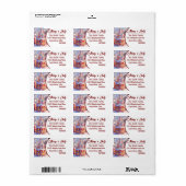 キャンディーワールド – 差出人住所ラベル ラベル (フルシート)