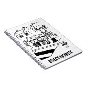 キャンディー棒の男がキャンディー棒を抑制障壁として使用 ノートブック (右側)