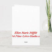 キャンディー棒....ペパーミント! シーズンカード (裏面)