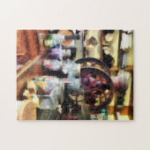 キャンディー瓶のある総合ストア ジグソーパズル (横)