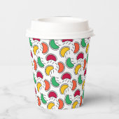 キャンディー カートゥーン パターン 紙コップ (裏面)