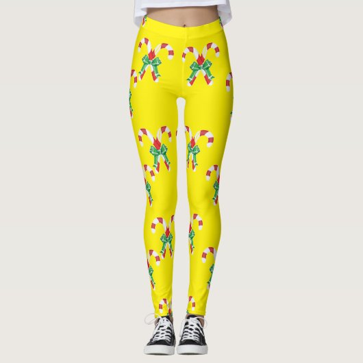 キャンディー·ケーンとリボン レギンス (正面)