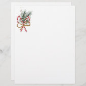 キャンディー·ケーンと緑の文字 レターヘッド (正面/裏面)