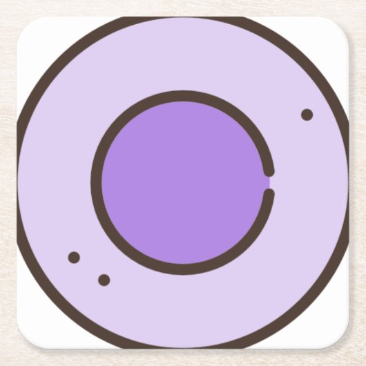 キャンディー スクエアペーパーコースター (正面)