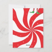 キャンディー ペッパーミント スワール ホーリー ジョリー メリー クリスマス (裏面)