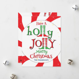 キャンディー ペッパーミント スワール ホーリー ジョリー メリー クリスマス