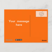 キャンディ付きクモ ポストカード (裏面)