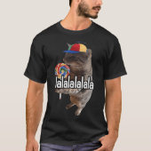 キャンディ付き猫のミーム Tシャツ (正面)