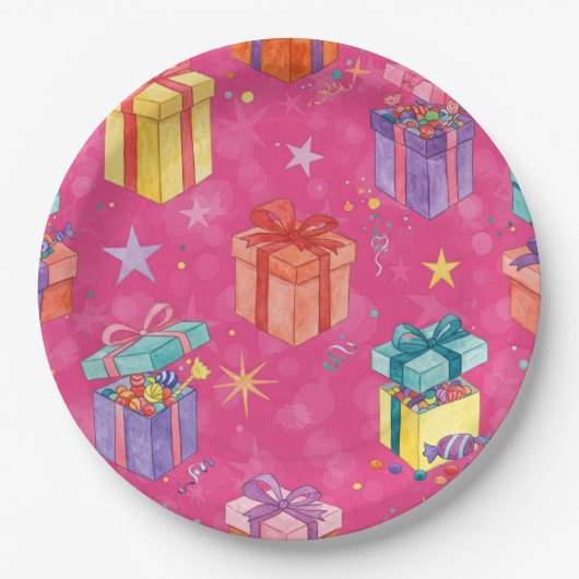 キャンディ付き箱Natasha Us ペーパープレート (正面)