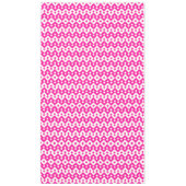 キャンディ女の子らしピンクとホワイトジガスタタブレクロース テーブルクロス (正面)