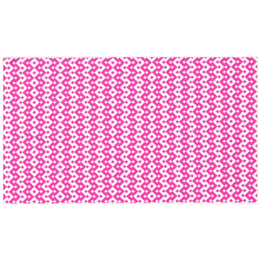 キャンディ女の子らしピンクとホワイトジガスタタブレクロース テーブルクロス (正面(横))