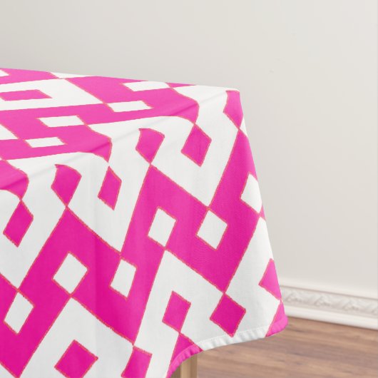 キャンディ女の子らしピンクとホワイトジガスタタブレクロース テーブルクロス (インサイチュ)
