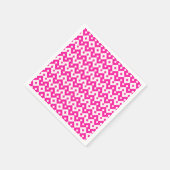 キャンディ女の子らしピンクとホワイト紙カクテルナプキンス スタンダードカクテルナプキン (角)