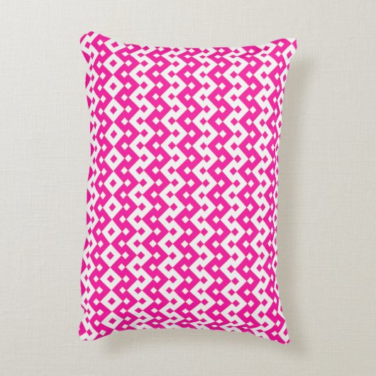 キャンディ女の子らしピンクと白アクセント枕、クッション アクセントクッション (裏面(縦))