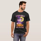 キャンディ好きなウーパールーパー 愛らしい子供用 おもしろ ウーパールーパーグッズ Tシャツ (正面フル)