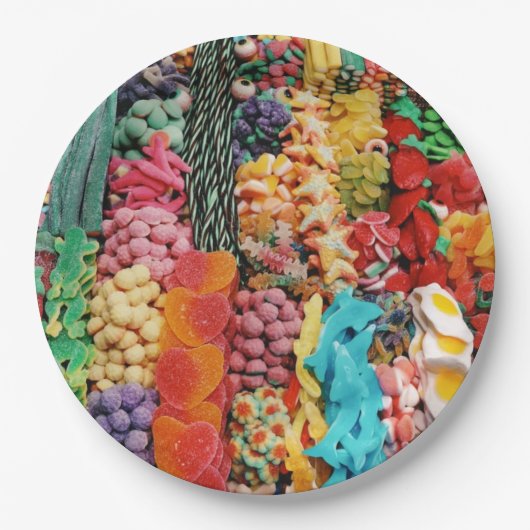 キャンディ好き ペーパープレート (正面)