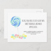 キャンディ実在スイーツ紹介 ポストカード (正面/裏面)