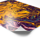 キャンディ川 |最高の絵画抽象芸術 フォトプリント (角)