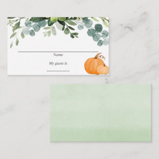 キャンディ推測ゲームカード エンクロージャーカード (正面/裏面)