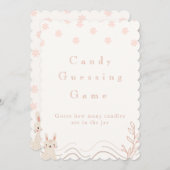 キャンディ推測ゲームサイン 招待状 (正面/裏面)