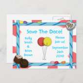 キャンディ救・ザ・デイト・ポストカード 案内ポストカード (正面/裏面)