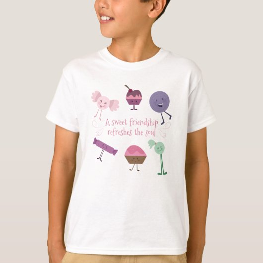 キャンディ最高のフレンド Tシャツ (正面)