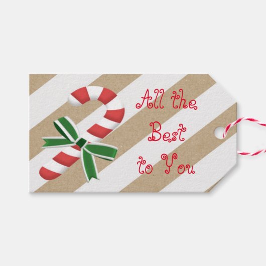 キャンディ最高のーケイン ギフトタグ (正面(横))