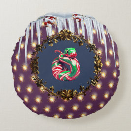 キャンディ杖スネークピロー ラウンドクッション