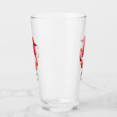 キャンディ格言を持つクリスマス タンブラーグラス (左)