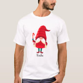 キャンディ格言を持つクリスマス Tシャツ (正面)