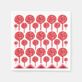 キャンディ棒つきキャンデースウィートキャンディ棒つきキャンデーパーティー スタンダードカクテルナプキン