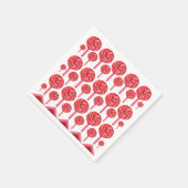 キャンディ棒つきキャンデースウィートキャンディ棒つきキャンデーパーティー スタンダードカクテルナプキン (角)