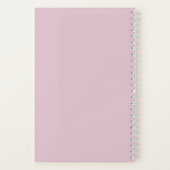 キャンディ棒つきキャンデーミニマルかわいらしリスト ノートブック (裏面)