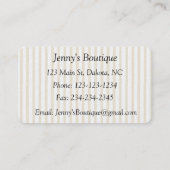 キャンディ淡い色のディスプレイフォト名刺 名刺 (裏面)