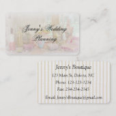 キャンディ淡い色のディスプレイフォト名刺 名刺 (正面/裏面)